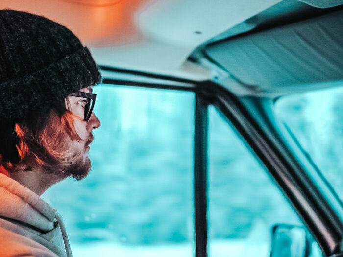 Asuntoautolla Lappiin talvella