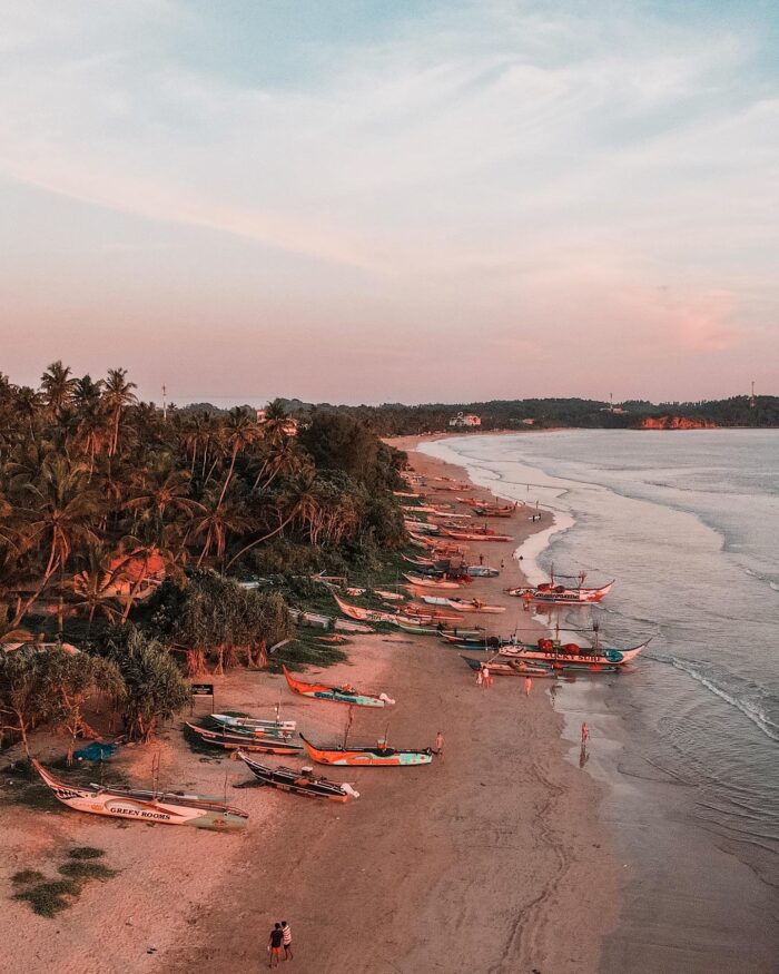 weligama beach sri lanka