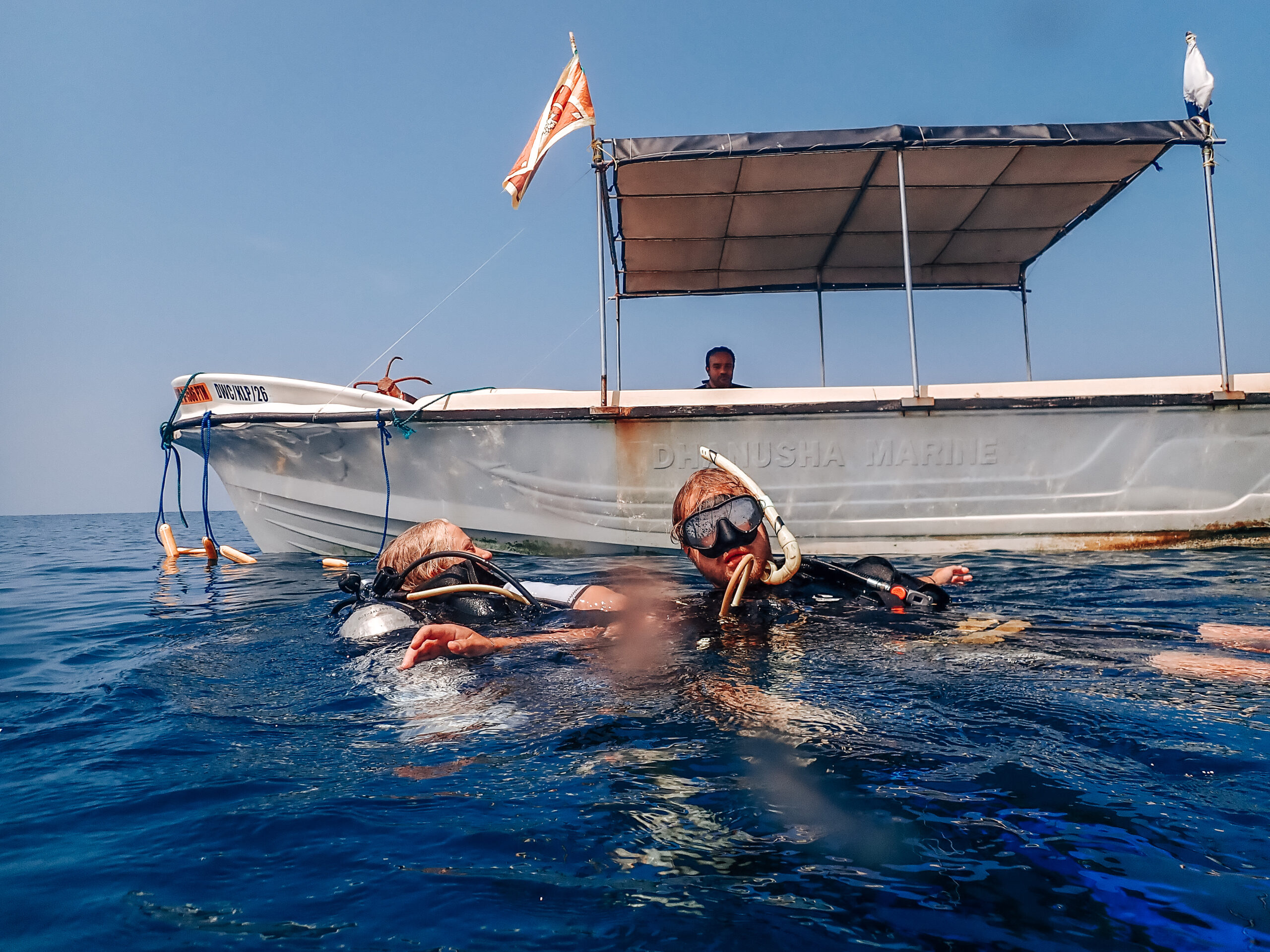 tired diver Laitesukeltamisen aloittaminen